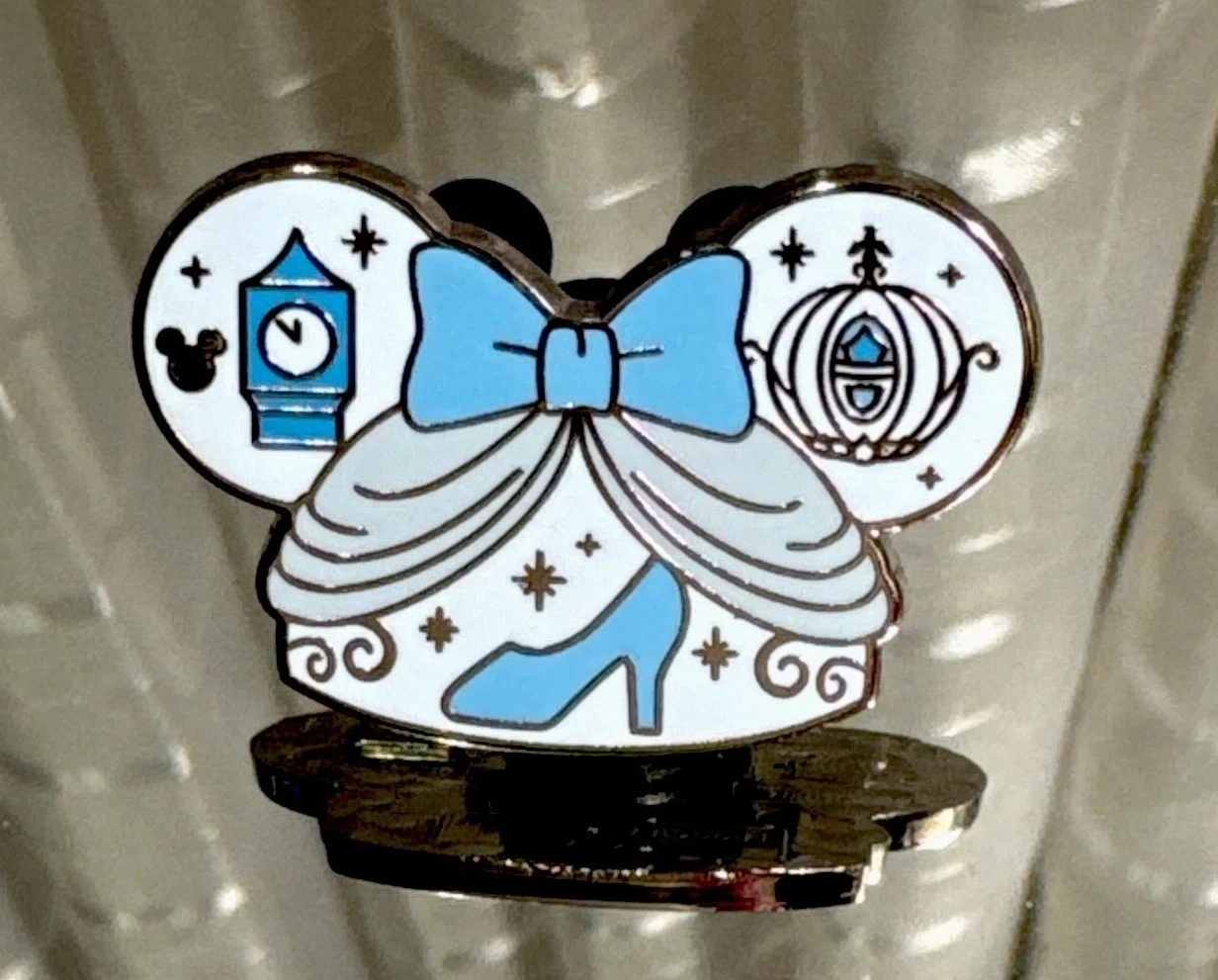 2024 Walt Disney World Hidden Mickey CINDERELLA WDW Ears Earhat Ear Hat PIN #2/5