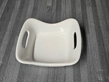 ⭐⭐⭐⭐⭐ Rachael Ray 10oz White Square Stoneware Baking Serving Casserole Dish