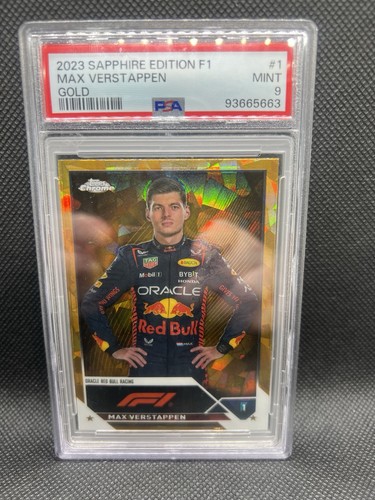 2023 Topps Chrome Sapphire Edition Formula 1 -Drivers Max Verstappen #1 Gold /50