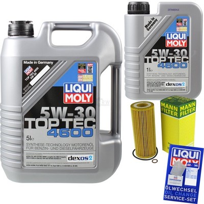 INSPEKTIONSKIT FILTER LIQUI MOLY ÖL 6L 5W-30 für BMW 3er Touring E46 320d 318d