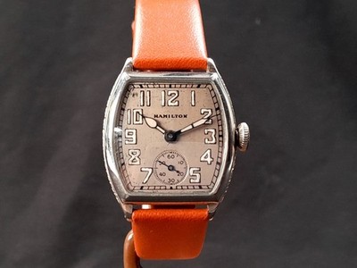 Vintage 1928 Hamilton BARREL PLAIN Watch - 14k GF, Manual, Serviced 8/26