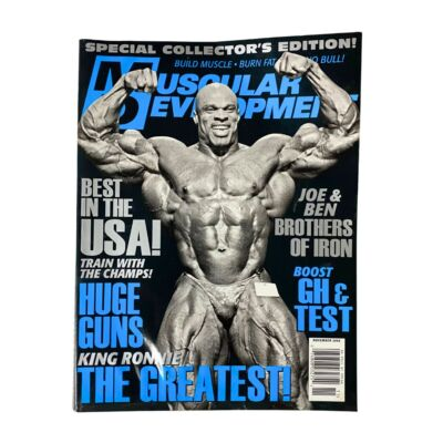 #ad Muscular Development Magazine November 2006 Ronnie Coleman No Label $24.95