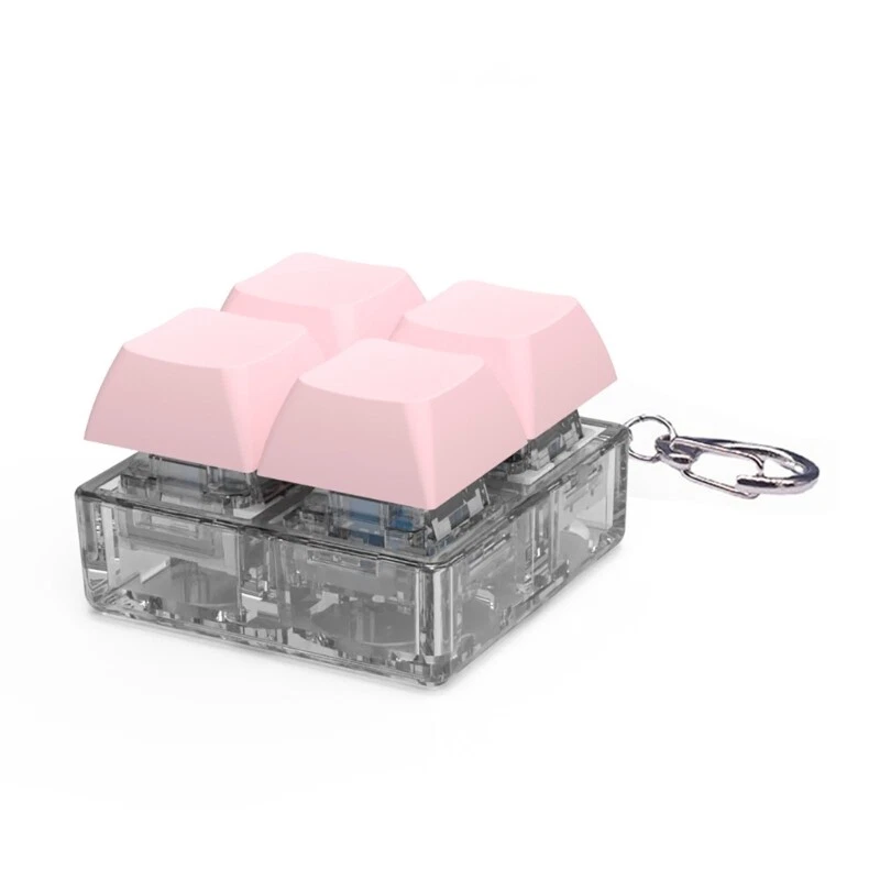 1PC Mechanical Keyboard Switch Tester LED Keychain Stress Relief Tool