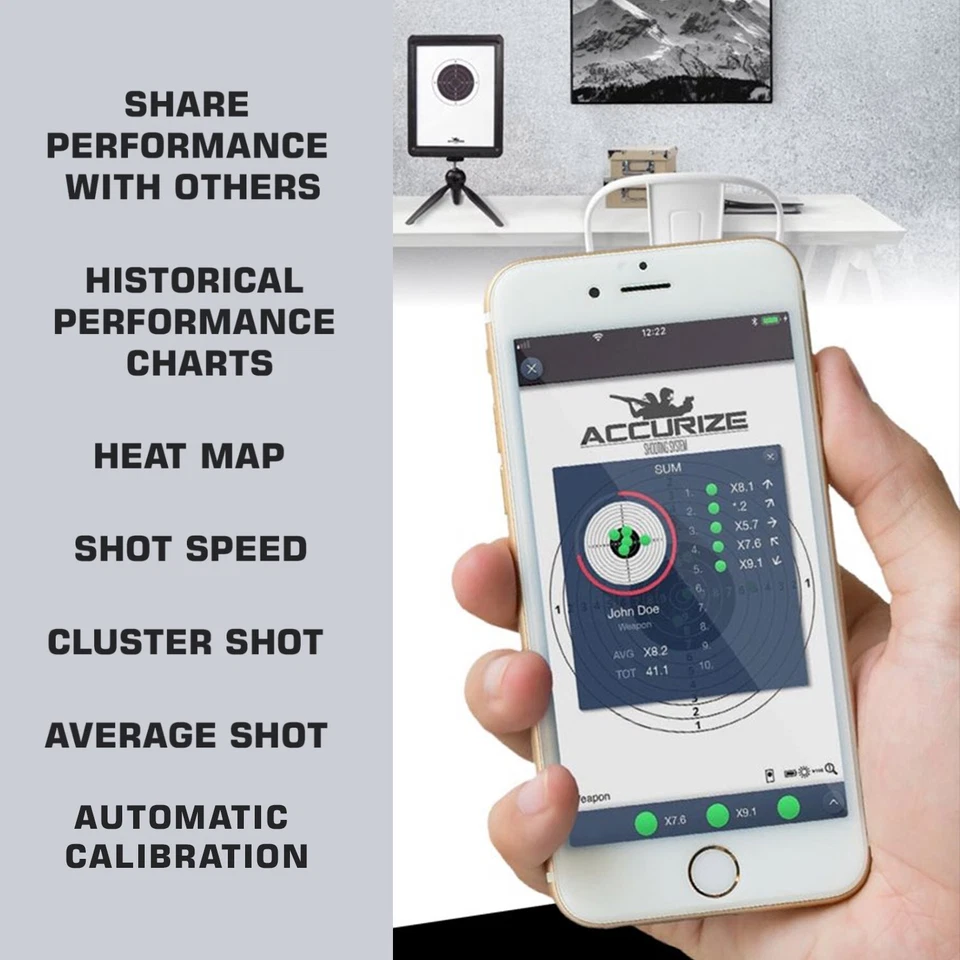 Accurize Shooting System, Advanced Dry Fire System for Practice - Gewehr/Pistole - Bild 4 von 4