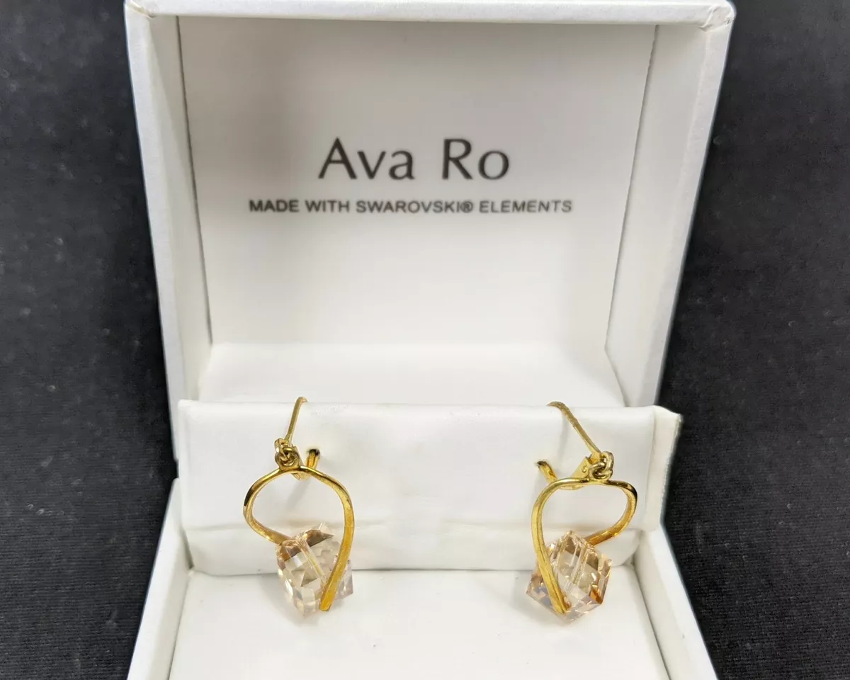 Ava ro swarovski earrings outlet