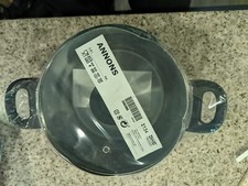  IKEA ANNONS Pentola da Cucina con Coperchio Vetro/Acciaio Inox Pentole 