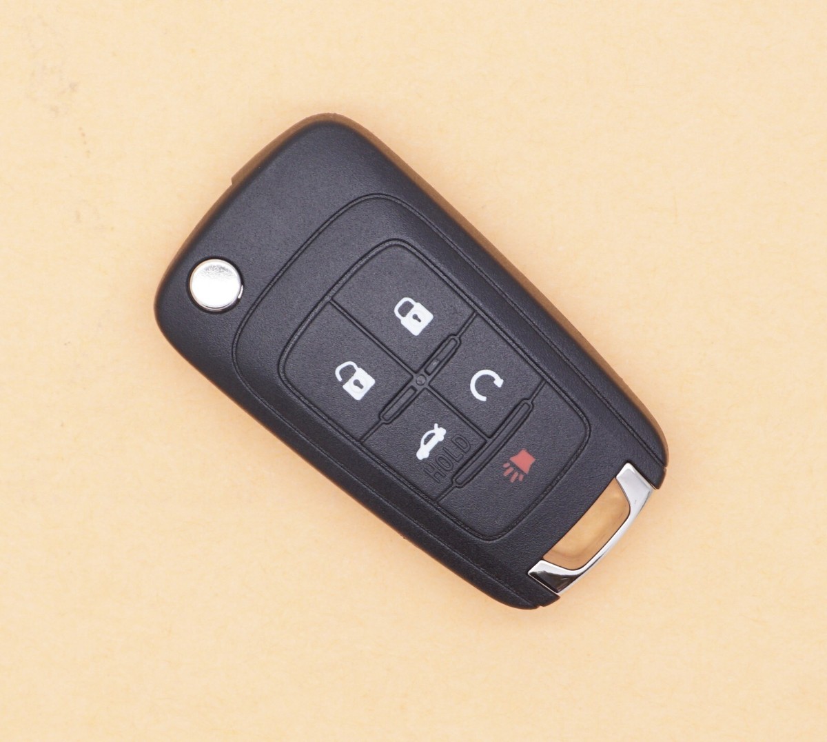OEM GM Chevy Flip Key Smart Remote Fob 13500221 – Like New, Uncut Blade, Proximity Remote