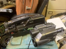 Vintage Sharp VHS-C PAL  (VL-C690) / Sanyo Camcorder (VM-EX220P) - Not Tested