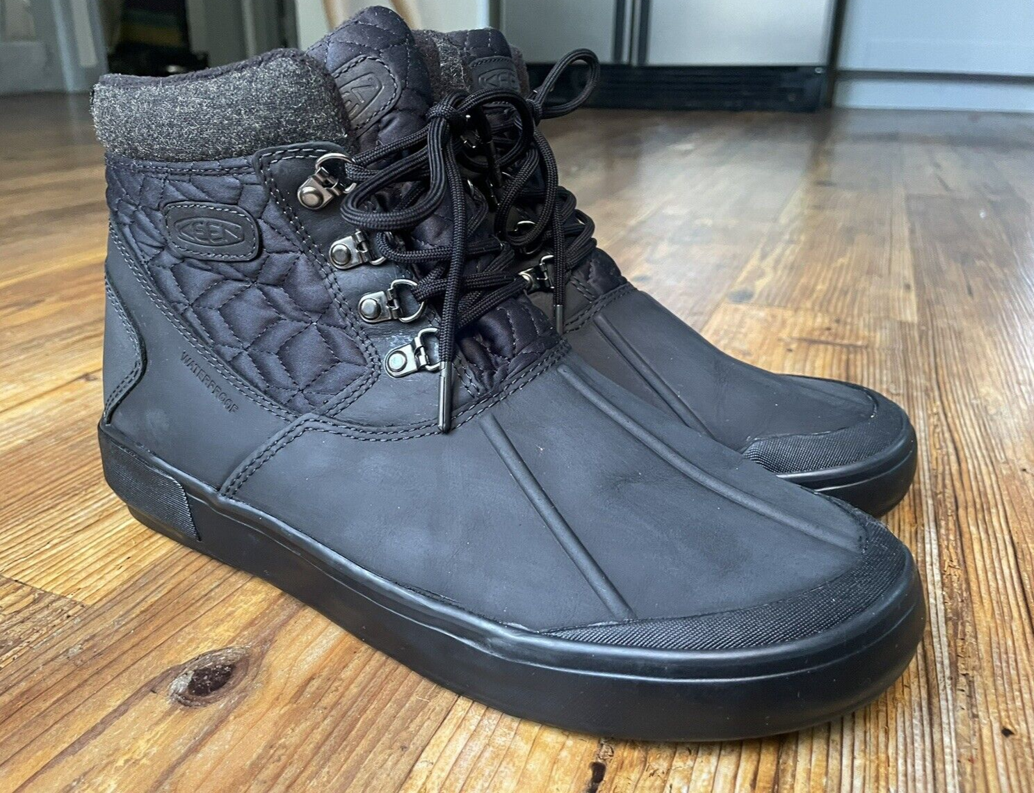 Stivali Keen Elsa 2 taglia 10 5 EU 41 invernali impermeabili donna pelle nera 1019636