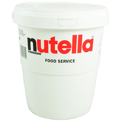 (9,16 /1kg) Ferrero Nutella-Brotaufstrich-3kg XL Eimer-Schokolade - Nuss-Nougat