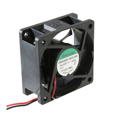 EE60252B2-000U-A99 Axial-Lüfter 60x60x25mm 24V= 32,8m³/h 30dBA = EB60252B2 Sunon
