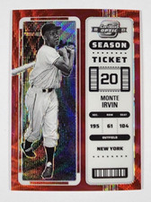 2023 Chronicles Contenders Optic MONTE IRVIN #6 Hyper Prizm 042/199
