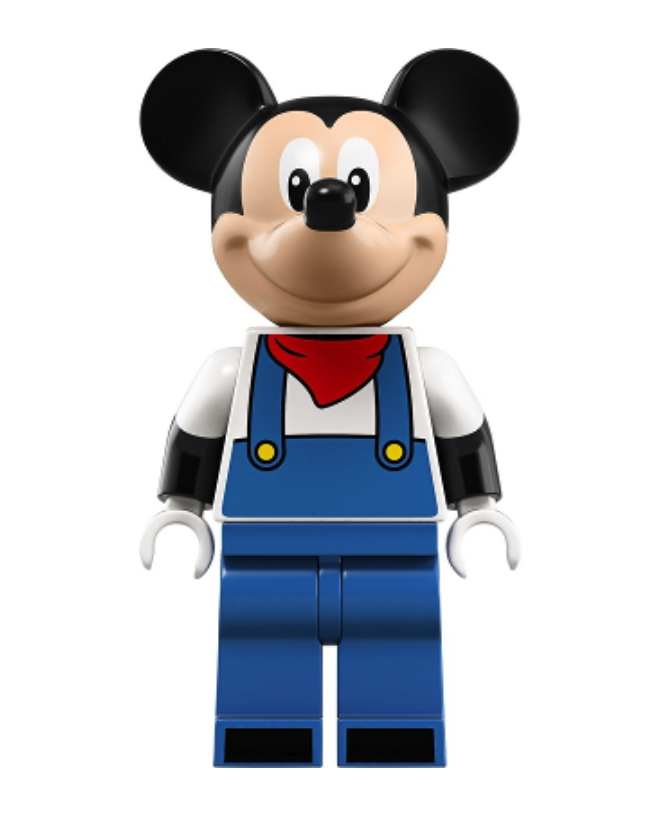 Lego Mickey Mouse 71044 Blue Overalls, Red Bandana Disney