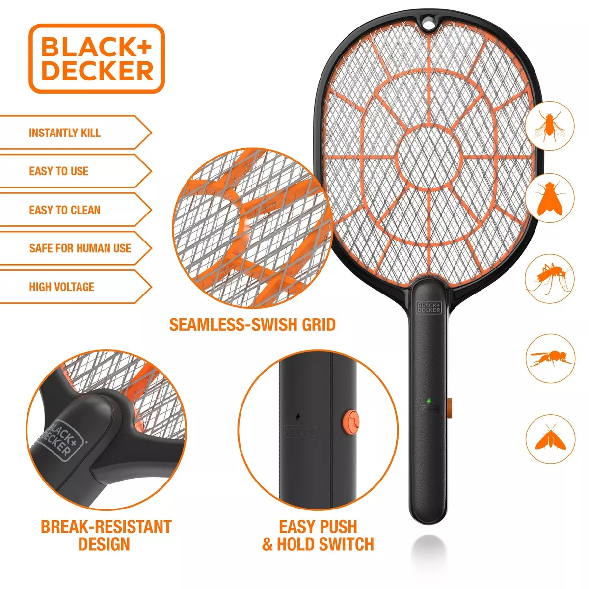 Best  Bug Zappers: The BLACK+DECKER Electric Bug Zapper