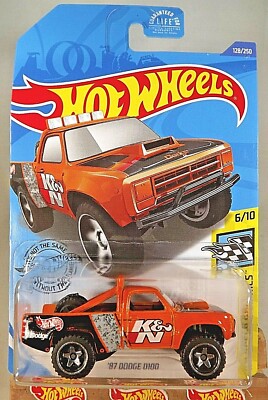 2020 Hot Wheels #128 HW Speed Graphics 6/10 '87 DODGE D100 Orange w/Chrome Baja5
