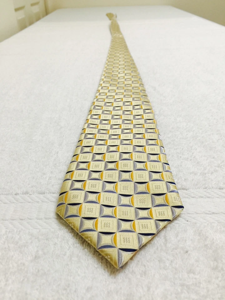 CLUB ROOM CORBATA HOMBRE ORO CON AZUL S AMARILLO 3,75 X 60 Foto 4 de 4