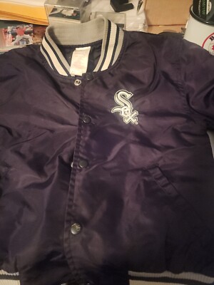 Vintage Chicago White Sox Child Size 7 button stitched jacket 