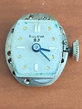 VINTAGE LADIES BULOVA WRIST WATCH MOVEMENT, CAL. 5AD, KEEPING TIME, 23 JEWEL