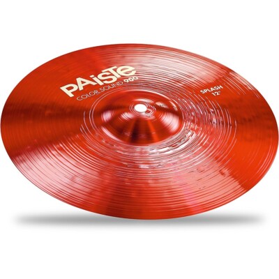 Paiste Colorsound 900 Splash Cymbal Red 12 in.