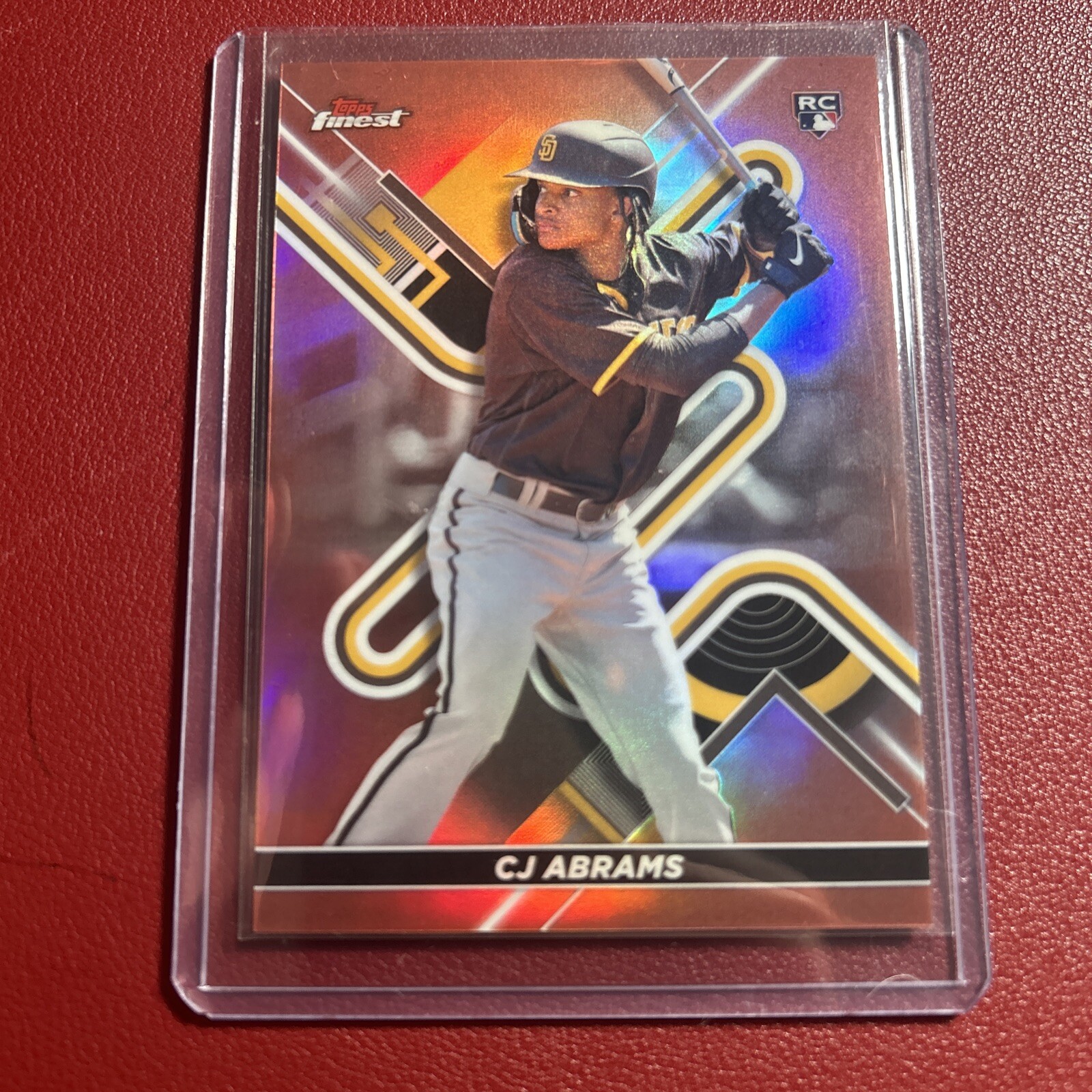CJ Abrams /75 (RC) - 2022 Topps Finest Rose Gold Refractor #39