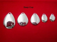 Deep Cup Colorado Blades Smooth Nickel   choose sizes #7, #6, #5, #3, #2  (5 ct)