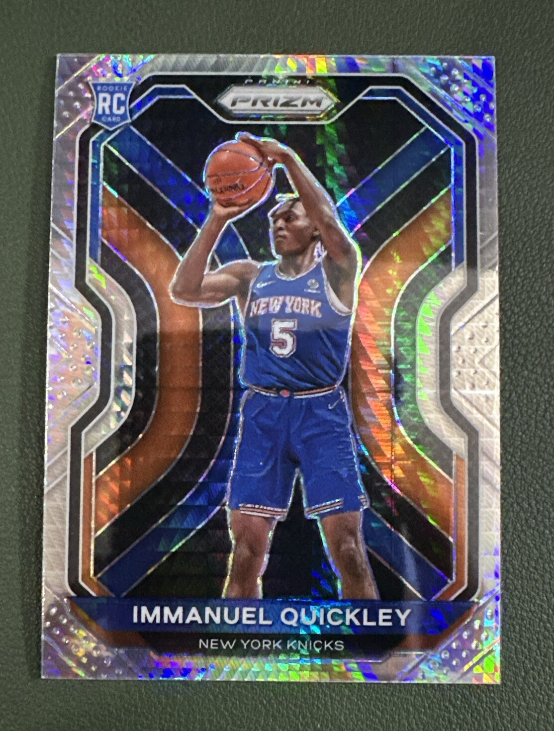 Immanuel Quickley 2020-21 Prizm Hyper Rookie #296 Raptors RC