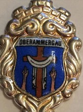Vintage Souvenir Spoon Collectible Oberammergau Germany