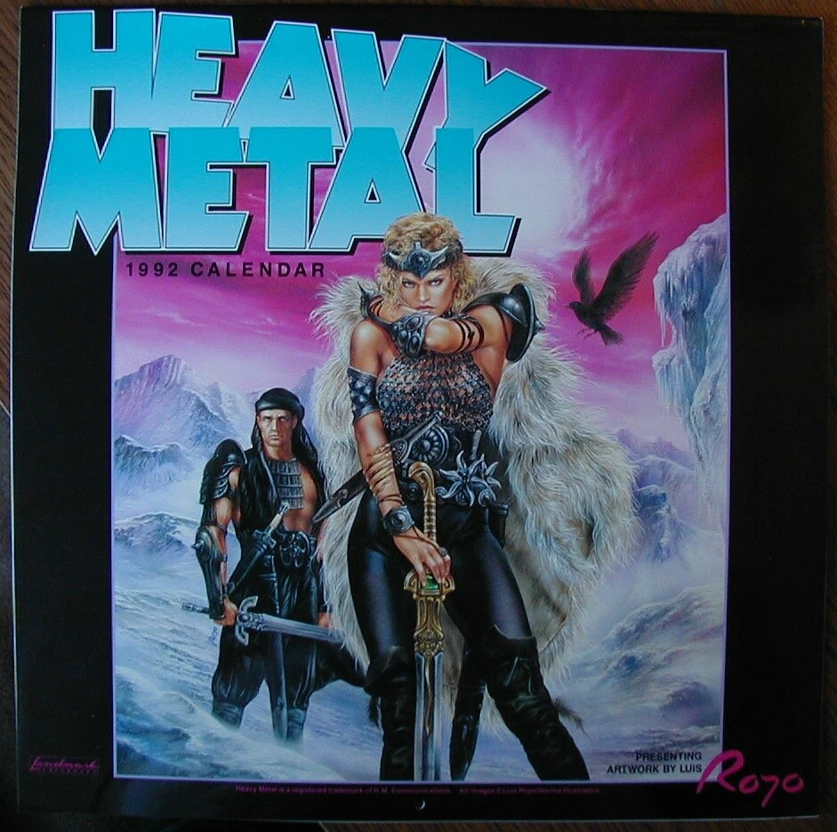 heavy-metal-1992-wall-calendar-12x12-ebay