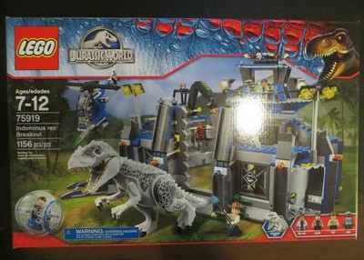 Lego Jurassic World Indominus Rex Breakout Retired Nisb Ebay