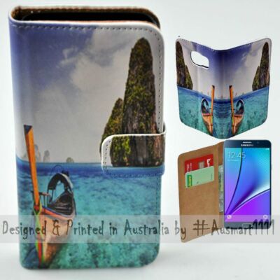 For Samsung Galaxy Note Series - Thailand Beach Print Mobile Phone Case Cover