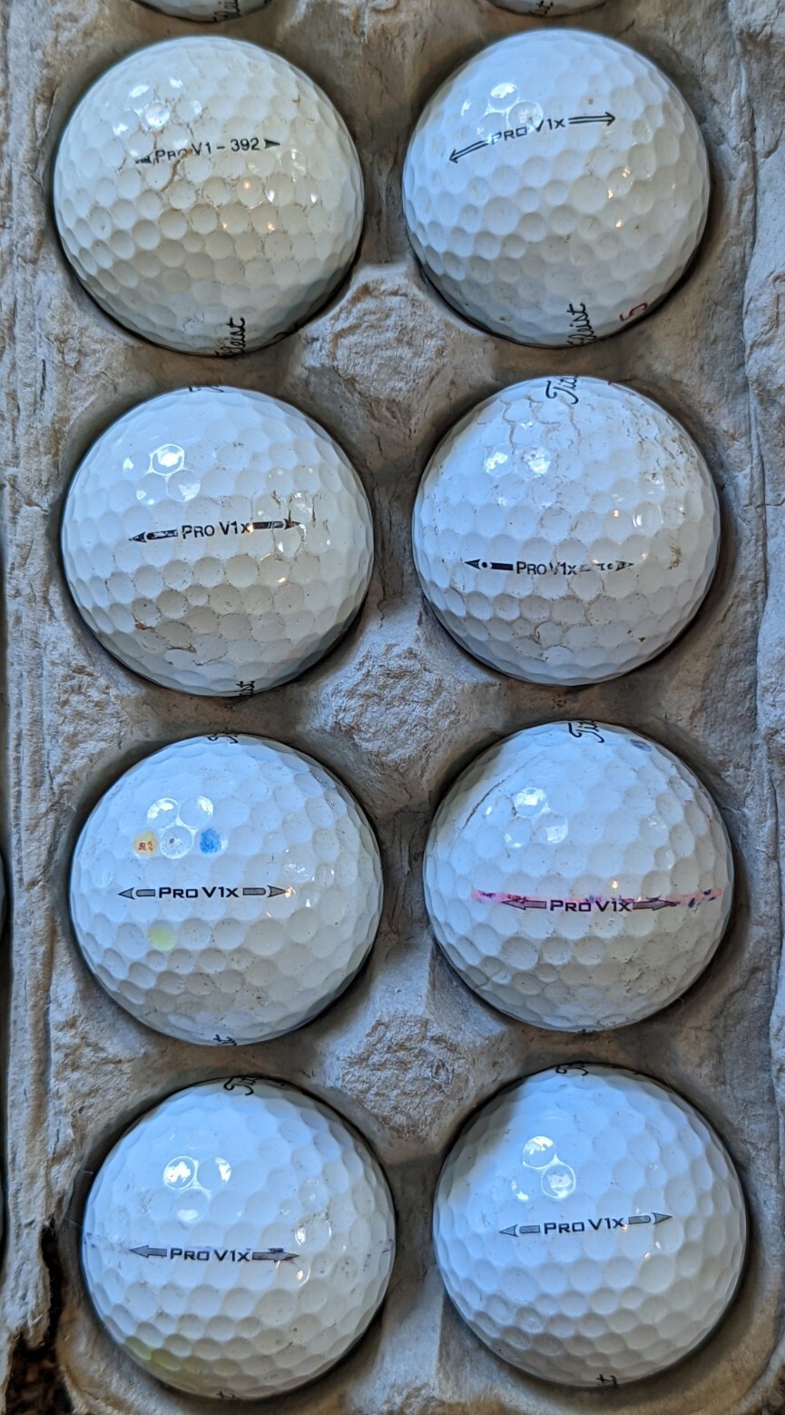 *2DOZEN* Titleist ProV1 Used Golf Balls Pro V1 (16) & Pro V1x (8