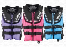 YAMAHA Women's Neoprene USCG Approve Life Vest Jacket PURPLE BLUE PINK MAW-25VNE