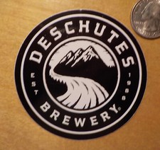 Deschutes Brewery Beer Sticker  - Oregon Brewing - 3" Diameter