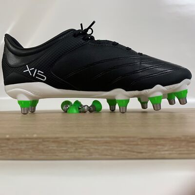 Gilbert Rugby Boot Studs - 18mm Pro Tip Studs - Green - Pack of 20