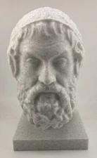 GREEK SCULPTURE SOPHOCLES 7.3 INCH/185 MM, MUSEUM REPRODUCTION