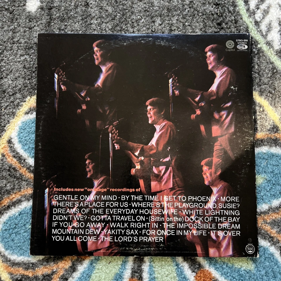 GLEN CAMPBELL Live STBO268 Dbl LP Vinyl VG+ STEREO 33 12” Foto 3 de 4