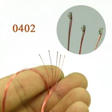 3v Pre-soldered Micro LED Lamps Wired Mini Bulbs Street Lights 0201~0402