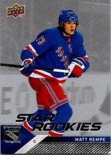 2024-25 UD Star Rookies Matt Rempe #12 New York Rangers