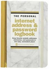 Marble Internet Address & Password - Hardcover, by Inc. Peter Pauper - Good