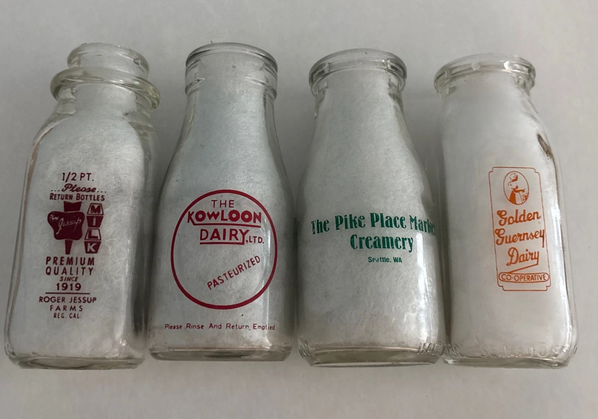 アンティーク ミルクボトル Stevenson Dairy Dane レア Collectible