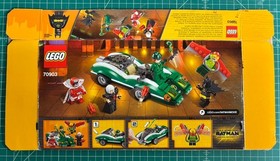 LEGO the LEGO Batman Movie: The Riddler Riddle Racer (70903) - EMPTY BOX ONLY
