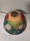 Vintage Beautiful Reverse Painted Floral Lamp Shade 11 3/4 Inch X 6.5 Inch — photo 7
