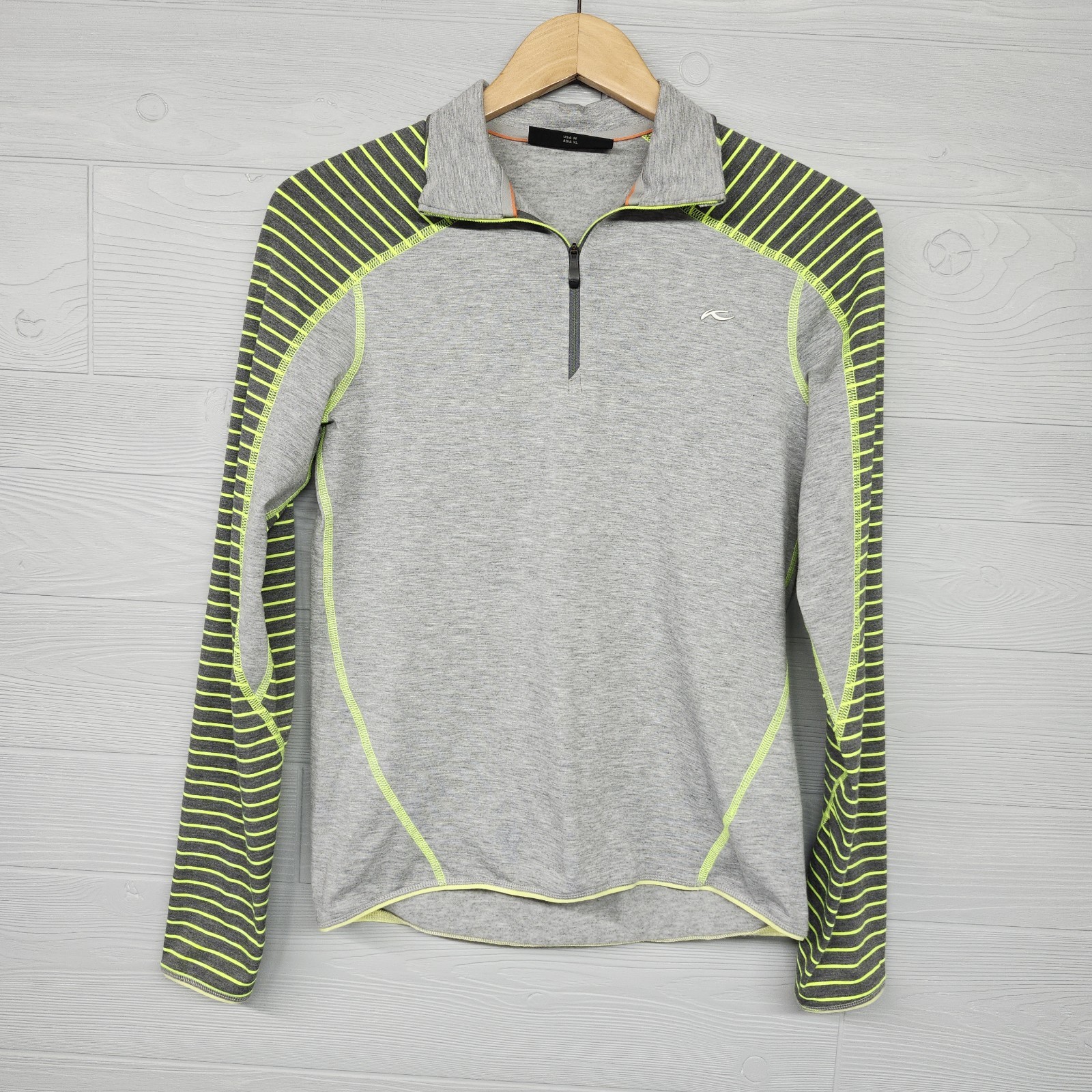 Kjus Gray Trace Half Zip Pullover Sweatshirt Wome… - image 1