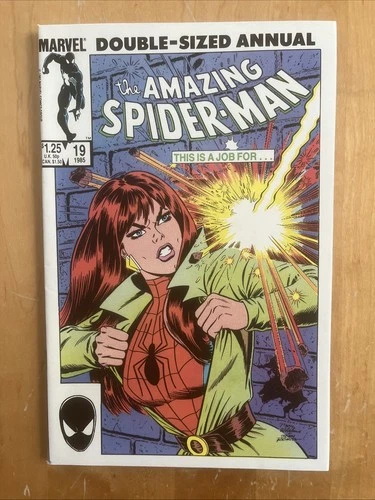 AMAZING SPIDER-MAN ANNUAL #19 (1985) VF+ COMIC 1ST ALISTAIRE SMYTHE