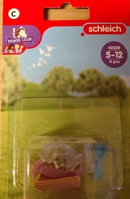 Schleich Horse Club Blue Ribbon Show Accessories 4 Pc Set for Ages 5-12