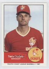 1987 Albuquerque Printing Albuquerque Dukes DARE Terry Collins #1 0q3