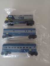 CSX Whittle Shortline Wooden Passenger Train Gray F40 9993 Louisiana Youngstown