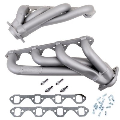 BBK Headers Engine Swap Shorty Steel Chrome Ford Mercury Mustang Capri 351W Pair