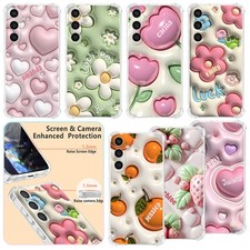 Cute 3D Pattern Phone Case Customizable Cover For Samsung Galaxy A17 A16 A07 S25