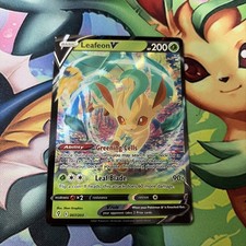 Carta Pokémon Leafeon V 7/203 Ultra Rara Cieli in Evoluzione NM